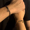 Personalisierte Gravur-Plakettenarmbänder für Paare (2 Stück)