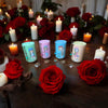 Überraschungsgeschenkbox mit Blumen und verstecktem Ring