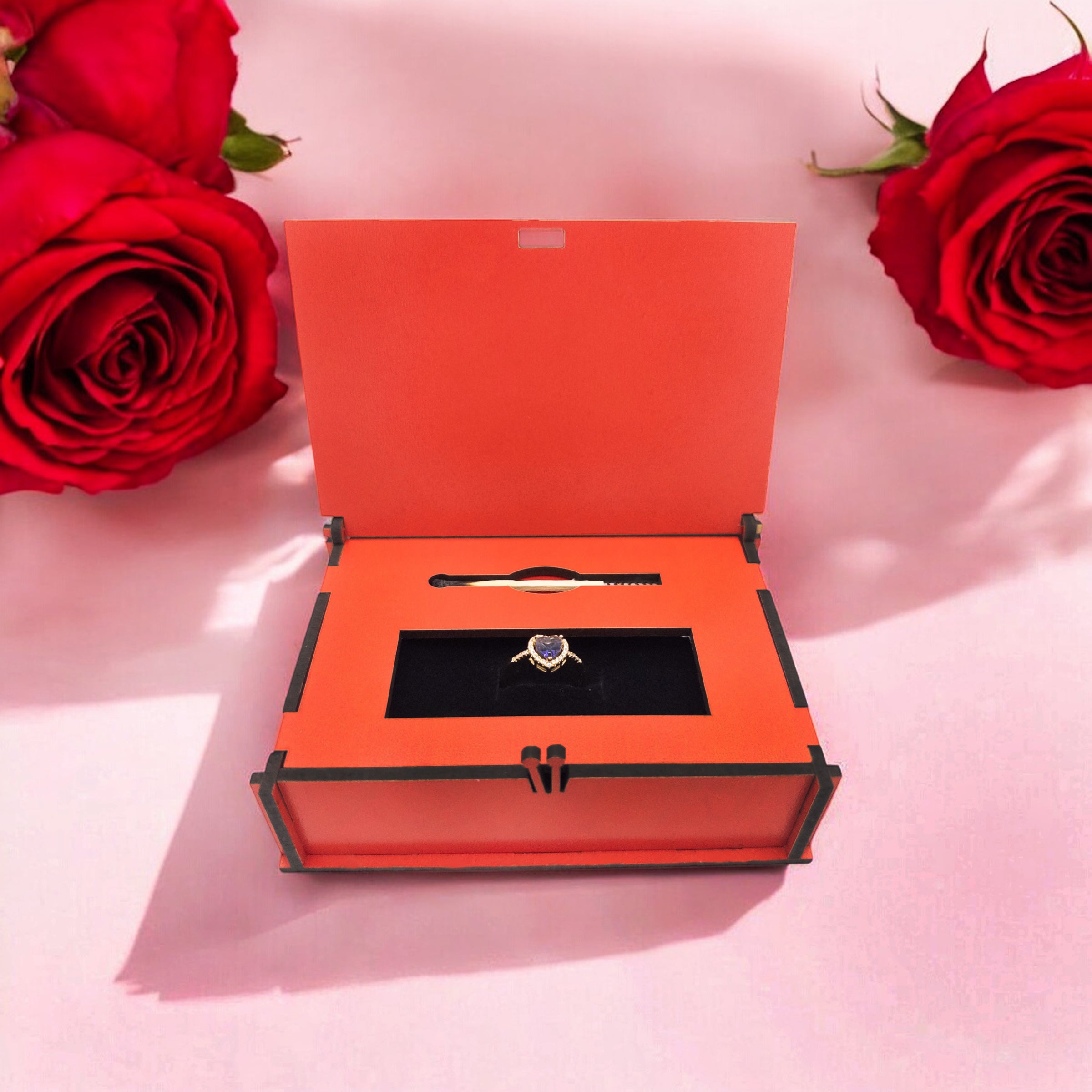 Brennende Überraschungsbox (inklusive Ring)