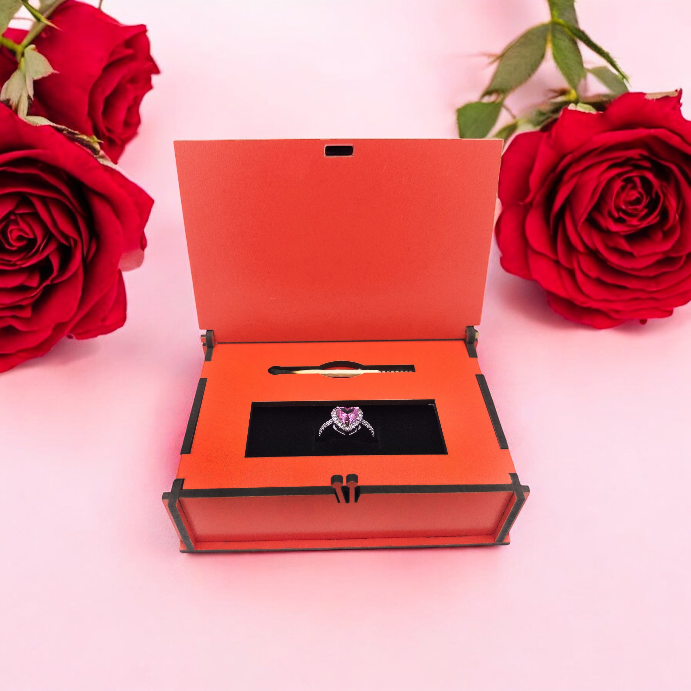 Brennende Überraschungsbox (inklusive Ring)