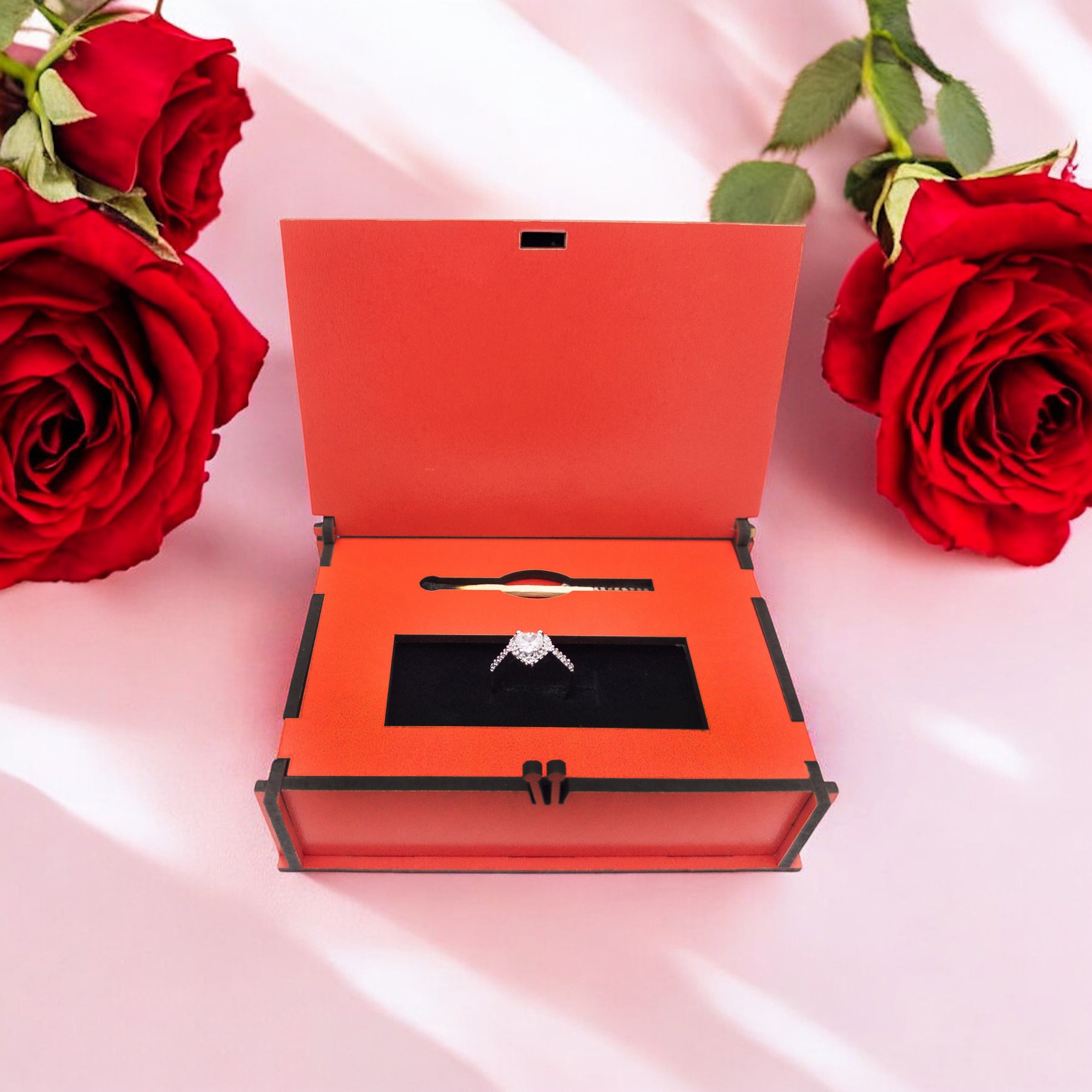 Brennende Überraschungsbox (inklusive Ring)