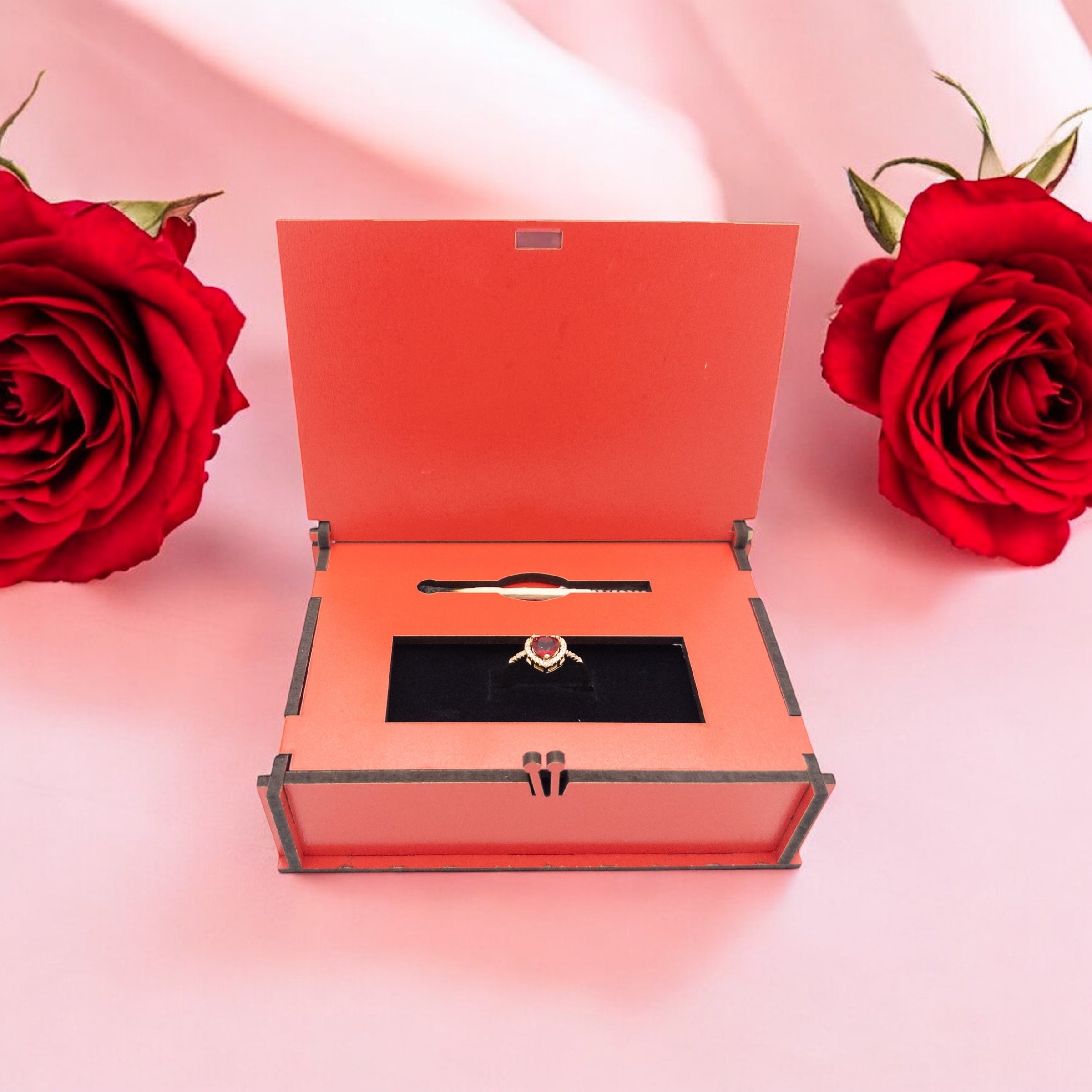 Brennende Überraschungsbox (inklusive Ring)
