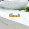 Graviertes Partner-Manschettenarmband